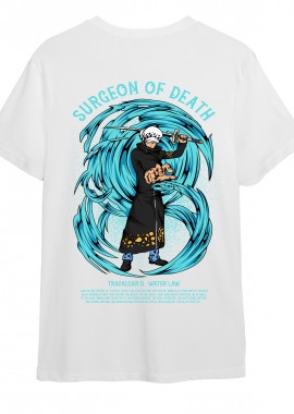 Pop Culture - T-Shirt One Piece Law Pop Culture White