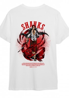 T-Shirt One Piece Shanks Pop Culture White