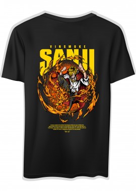 Pop Culture - T-Shirt One Piece Vinsmoke Sanji Pop Culture Black