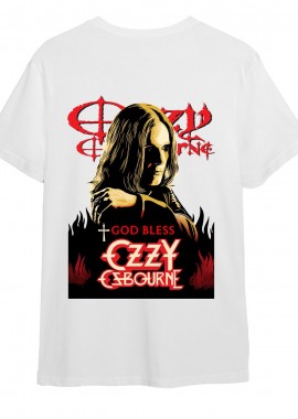 T-Shirt Ozzy Osbourne 1 Rock Avenue White