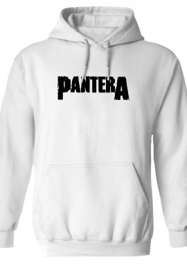 Rock Avenue - Hoodie Pantera Band Logo Art Rock Avenue White