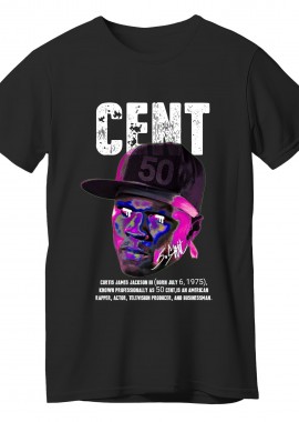 Pop Culture - T-Shirt 50Cent Pop Culture Black
