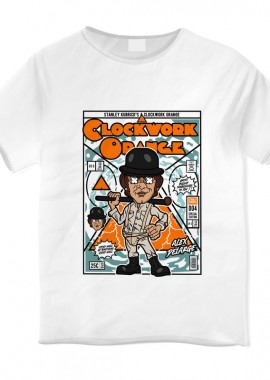 Παιδικό T-shirt Alex Delarge Clockwork Orange Pop Culture White