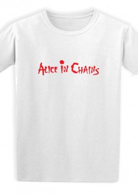 Rock Avenue - Παιδικό T-shirt Alice In Chains Logo Name Art Rock Avenue White