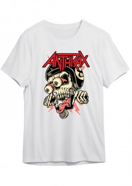Rock Avenue - T-Shirt Anthrax Rock Avenue White