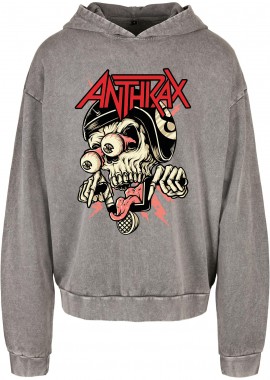 Rock Avenue - Oversized Premium Hoodie Anthrax Rock Avenue Asphalt