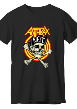 Rock Avenue - T-Shirt Anthrax Art2 Rock Avenue Black