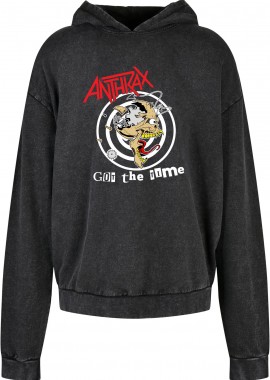 Rock Avenue - Oversized Premium Hoodie Anthrax Got The Time Rock Avenue Black