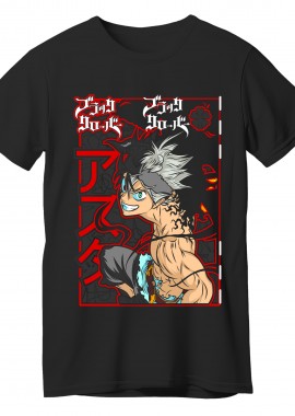 Pop Culture - T-Shirt Asta Black Clover Pop Culture Black