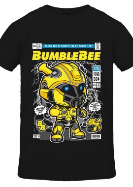 Pop Culture - T-Shirt Bumble Bee Pop Culture Black