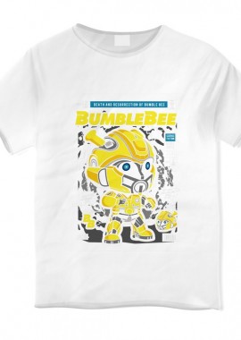 Pop Culture - Παιδικό T-shirt Bumble Bee Pop Culture White