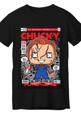 Pop Culture - T-Shirt Chucky Pop Culture Black