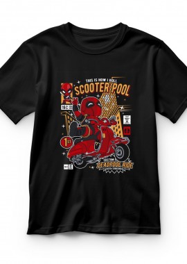 Παιδικό T-shirt Deadpool Scooter Pop Culture Black