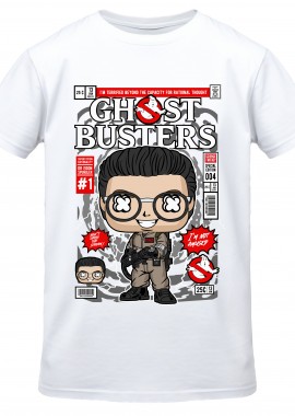 Pop Culture - T-Shirt Dr Egon Spengler Ghostbusters Pop Culture White
