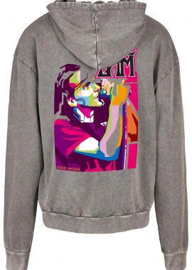 Rock Avenue - Oversized Premium Hoodie Eddie Vedder Pearl Jam Rock Avenue Asphalt
