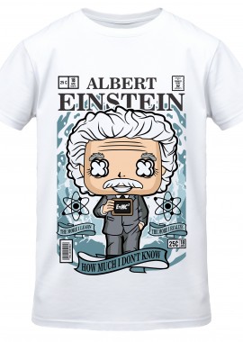 T-Shirt Einstein Pop Culture White
