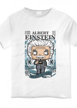 Pop Culture - Παιδικό T-shirt Einstein Pop Culture White