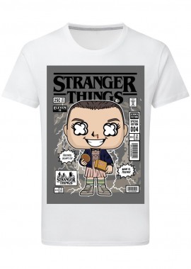 T-Shirt Eleven With Eggos Stranger Things Pop Culture White