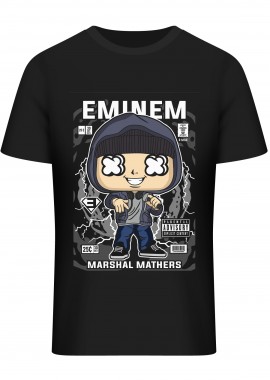Pop Culture - T-Shirt Eminem 8 Mile Pop Culture Black