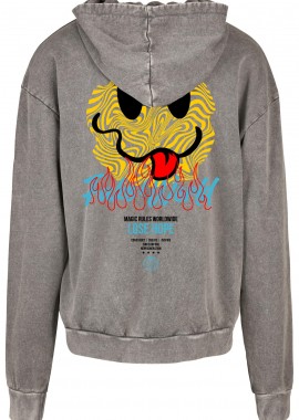 Pop Culture - Oversized Premium Hoodie Fake World Pop Culture Asphalt