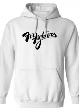Rock Avenue - Hoodie Foo Fighters Rock Avenue White