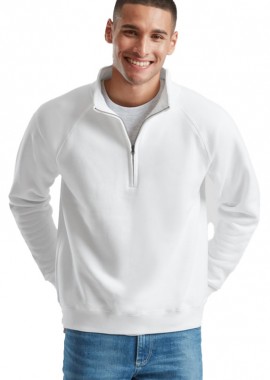 Φούτερ 62-032-0 Fruit of the Loom Premium Zip Neck White