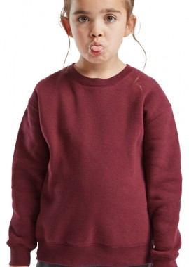 Παιδικό Φούτερ Set-In Sweat 62-031-0 Fruit of the Loom Burgundy