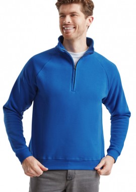 Fruit of the Loom - Φούτερ 62-032-0 Fruit of the Loom Premium Zip Neck Royal