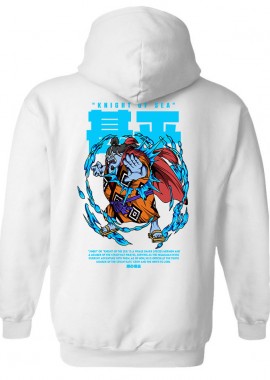 Hoodie One Piece Jinbei Pop Culture White