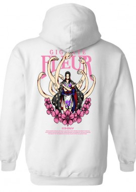 Pop Culture - Hoodie One Piece Nico Robin Pop Culture White