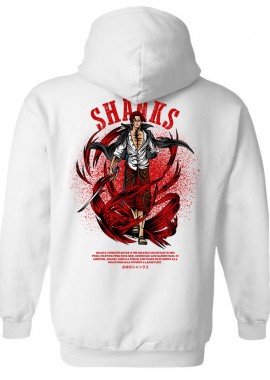Pop Culture - Hoodie One Piece Shanks Pop Culture White