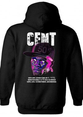 Hoodie 50Cent Pop Culture Black