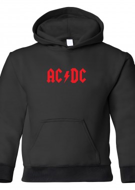 Rock Avenue - Παιδικό Hoodie ACDC Logo Art Rock Avenue Black