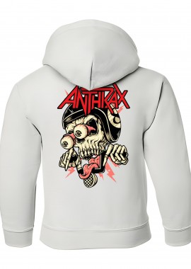 Παιδικό Hoodie Anthrax Rock Avenue White