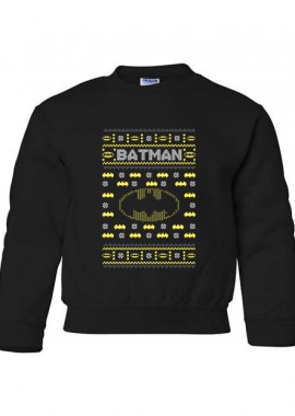 Pop Culture - Παιδικό Χριστουγεννιάτικο Ugly Sweater Batman Pop Culture Black