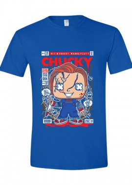 Pop Culture - T-Shirt Chucky Pop Culture Royal