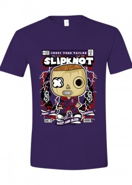 T-Shirt Corey Taylor Slipknot Pop Culture Purple