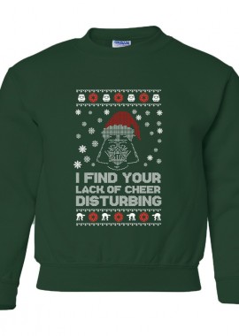 Παιδικό Χριστουγεννιάτικο Ugly Sweater Disturbing Pop Culture Forest Green