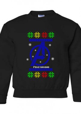 Pop Culture - Παιδικό Χριστουγεννιάτικο Ugly Sweater Feliz Navidad1 Pop Culture Black