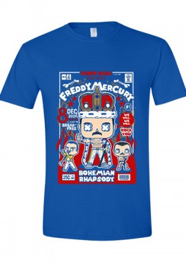Pop Culture - T-Shirt Freddy Mercury (2) Pop Culture Royal