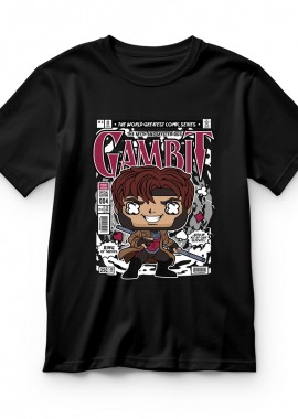 Pop Culture - Παιδικό T-shirt Gambit Pop Culture Black