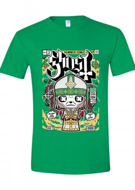 Pop Culture - T-Shirt Ghost Pop Culture Irish Green