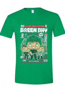 T-Shirt Green Day Pop Culture Irish Green