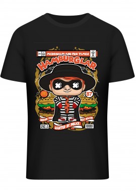 Pop Culture - T-Shirt Hamburglar Pop Culture Black