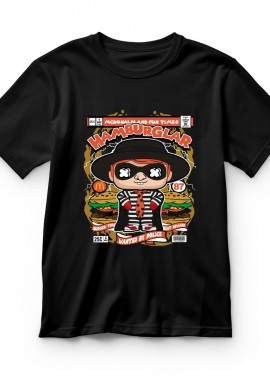 Pop Culture - Παιδικό T-shirt Hamburglar Pop Culture Black