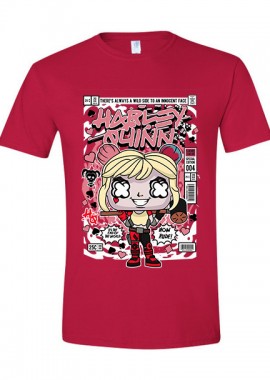 Pop Culture - T-Shirt Harley Quinn Pop Culture Red
