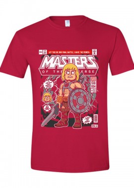 T-Shirt Heman Pop Culture Red