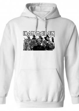 Rock Avenue - Hoodie Iron Maiden Rock Avenue White