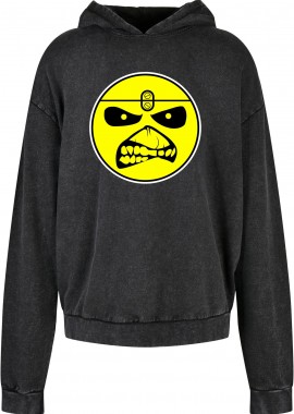 Rock Avenue - Oversized Premium Hoodie Iron Maiden Logo Rock Avenue Black