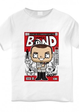 Παιδικό T-shirt James Bond Pop Culture White